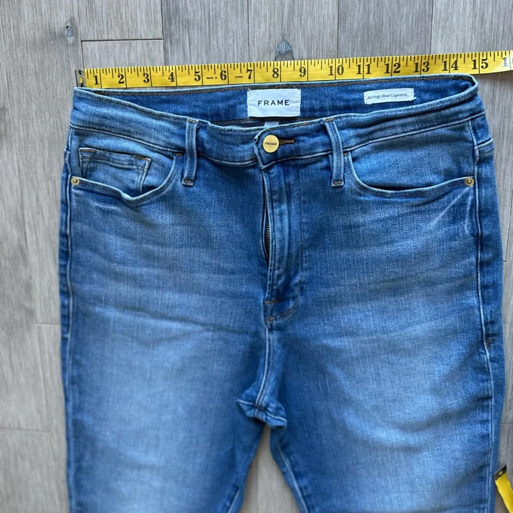 High-Rise Light Blue Skinny Jeans - Women - Picture 4 of 13